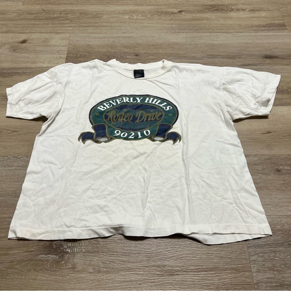 Vintage 90’s Beverly Hills Rodeo Drive 90210 Single Stich T Shirt Size XL sleep